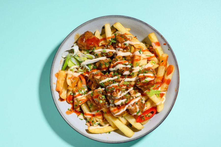 Bang Bang Chicken Loaded Fries