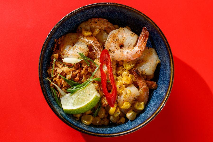 Buttered Corn & Prawn