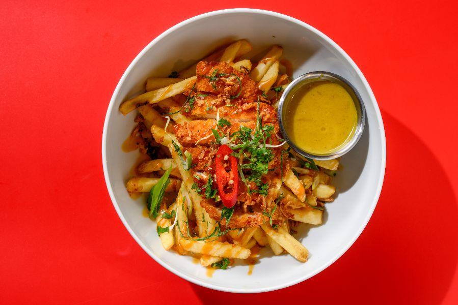 Katsu Chicken Loaded Fries